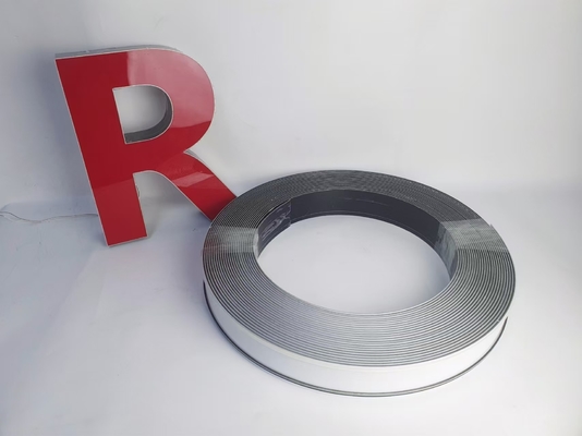 アルミ PVC トリムレスレター形 3cm-14cm アルミ トリムキャップレター
