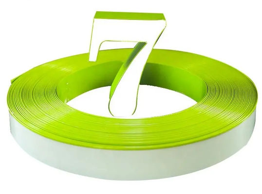 ライトアップされたサイン トリムキャップ ロール グリーン アルミ トリムキャップ 文字