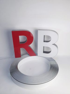 30メートル チャネルーム シグネージ 室内 室外 チャネル レター トリム キャップ