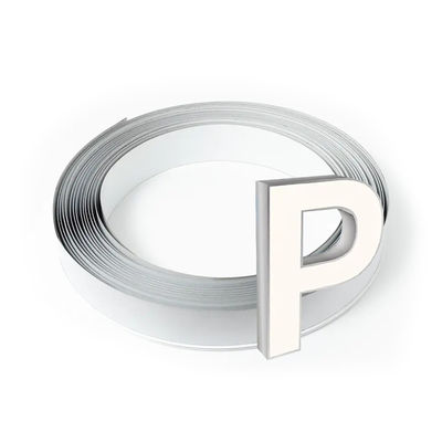 幅11cm13cm アルミ トリムキャップ シルバー アルミコイル チャンネルレター