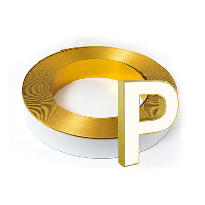 トリムキャップ シグネージ チャネルマテリアル ODM アルミニウム トリムキャップ レター