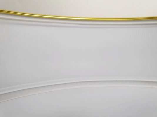 手折り アルミ トリム キャップ チャンネルの手紙 ブラシされた鏡 金色のチャンネルの手紙 トリム キャップ