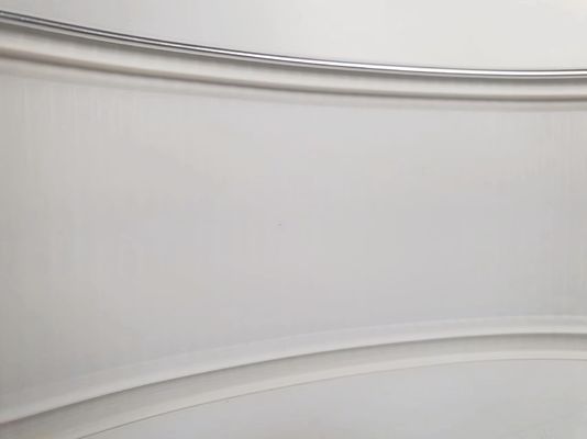 手折り アルミニウム トリム キャップ シルバー素材 アルミニウム合金 コイルチャネル レター トリム キャップ