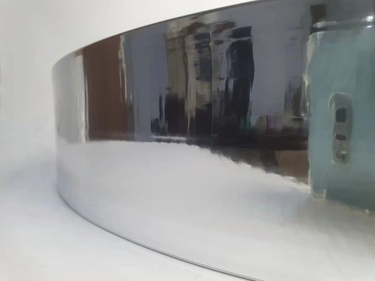 高アルミニウム硬さ アルミニウムトリムキャップ 鏡のシルバー仕上げとアルミニウム合金コイル