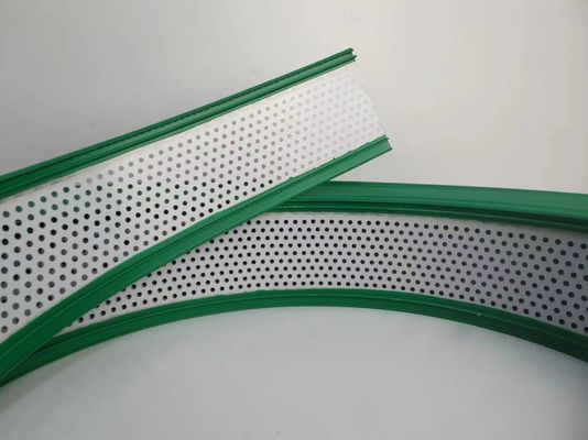 緑色 穴付き アルミ トリム キャップ ハンドベント 50M アルミ合金コイル付きロール