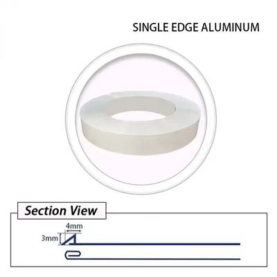 シグネージ アプリケーション チャネルレター トリムキャップ 結婚式 フラット アルミ トリムキャップ