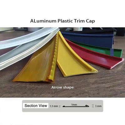 合金プラスチック トリムキャップ 40 メートル 長さ チャンネル文字エッジのために